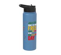 July 4th Didn't Set me Free Juneteenth is My Independence Da Stainless Steel Insulated Water Bottle