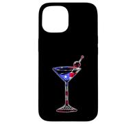July 4th USA American Flag Funny - Cocktail Martini Case for iPhone 15