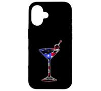 July 4th USA American Flag Funny - Cocktail Martini Case for iPhone 16