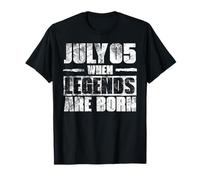 July 5th When Legends Are Born July Birthday T-Shirt
