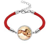 July August Leo Constellation Zodiac Lucky Red String Bracelet Rope Bracelet Handmade