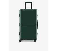 July Green Checked Trunk Polycarbonate Suitcase 71.7cm