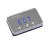 July King 6-Drive Electronic Throttle Controller compatible for Jaguar F XF XJ XK and Land Rover Discovery 4 Evoque Range Rover etc, Car Throttle Acceleration, Super-thin Blue Light Display