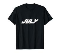 July | Months Days of The Year Month Value Graphic T-Shirt