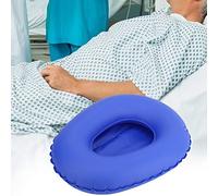 July Summer Gifts Inflatable Bed Pan, Seat Cushion Portative Chair Cushion Foldable Back Cushion Anti Bedsore Toilet Urinal for Elderly Bedridden