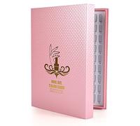 July Summer Gifts Nail Color Display, 216 Colors Nail Gel Color Card Nail Polish Display Chart Book Nail Art Showing Shelf(Pink) Nail Display Book