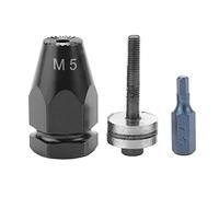 July Summer Gifts Rivet Nut Head, M5 M6 M8 M10 Pneumatic Pull Setter Air Rivets Nut Gun Rivet Nut Head for Pneumatic Riveters(M5-Hex Straight Shank)