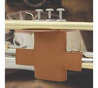 July Summer Gifts Trumpet Accessories, PU Leather Trumpet Cover, Brown for Playing Concert