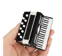 July Summer Gifts Wandisy Miniature Accordion Model Display, Mini Musical Ornaments Craft Home Decoration