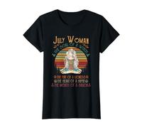 July Woman The Soul of A Witch Funny Birthday T-Shirt