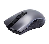 JULYKAI Rechargeable Mouse, Mini Receiver Mute Mouse, Plug and Play for Computer(Space Gray 【Dual Mode】 2.4G+Bluetooth)