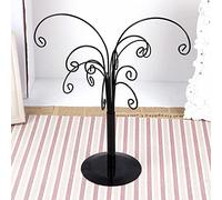 Julyue Metal Ornament Tree Display Stand Holder Hanger, 10.6 Inch Christmas Ornament Display Tree Stand, Christmas Holiday Display Stand for Ornaments, Jewelry and Small Craft Items (#1)