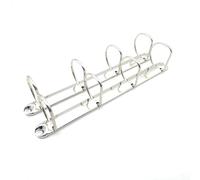 Julyun 2Pcs Metal A4 Size 4-Ring Binder Mechanism Replacement Kit,50mm Inner Height,4 D-Rings, Loose Leaf Binding Spines Combs for Organizers DIY Planners