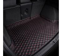 JumadA Car Leather Boot Mats for Ford Kuga (CX482) Titanium/X/St Line 2019 2020 2021 2022 Cargo Tray Protector Liners Carpets Interior Accessories,black red style