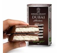 Jumaira Delight Viral Dubai Halwa Bar, Emirati Arabic Halva Filled Chocolate Bar, Halal Vegetarian Sweet, Chocolate Gift Box Idea for Friends Family and Special Occasions, 75 g, Pack of 1