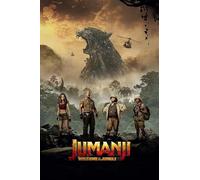 Jumanji Movie Poster A5 A4 A3 A2 A1 Maxi Print Bedroom Home Decor Room Cinema Film Gift 2069 (A4-21 x 29.7cm)