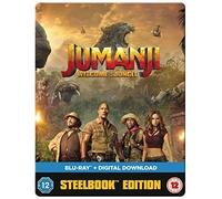 Jumanji: Welcome To The Jungle [Steelbook] [Blu-ray] [2017] [DVD]