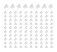 jumbans 300 Pcs Replacement Clear Soft Plastic Earring Back