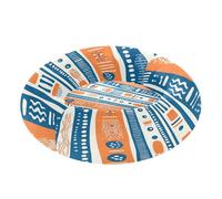 JUMBEAR Aztec Style Patterns Calming Dog Cat Donut Bed -Plush Puppy Kitten Cuddler Round Bed, Warm and Soft Pet Beds with Non-Slip Bottom and Washable-M