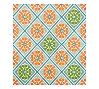 JUMBEAR Beautiful Ceramic Tile Floral Patterns Dishwasher Magnet Cover Waterproof Magnectic Sticker Refrigerator Magnet Decor Home Cabinet Decals Appliances Stickers for Home Kitchen 23"x26"