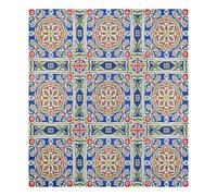 JUMBEAR Beautiful Ceramic Tile Floral Patterns Dishwasher Magnet Cover Waterproof Magnectic Sticker Refrigerator Magnet Decor Home Cabinet Decals Appliances Stickers for Home Kitchen 23"x26"