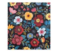 JUMBEAR Beautiful Colorful Flowers Dishwasher Magnet Cover Waterproof Magnectic Sticker Refrigerator Magnet Decor Home Cabinet Decals Appliances Stickers for Home Kitchen 23"x26"