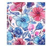 JUMBEAR Beautiful Colorful Flowers Dishwasher Magnet Cover Waterproof Magnectic Sticker Refrigerator Magnet Decor Home Cabinet Decals Appliances Stickers for Home Kitchen 23"x26"
