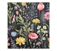 JUMBEAR Beautiful Colorful Flowers Dishwasher Magnet Cover Waterproof Magnectic Sticker Refrigerator Magnet Decor Home Cabinet Decals Appliances Stickers for Home Kitchen 23"x26"