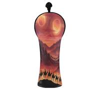 JUMBEAR Beautiful Desert Camel Wonderland Golf Club Head Covers for Driver/Fairway Wood/Hybrid, 1Pack PU Leather Golf Headcover with Number Tag-1Pack