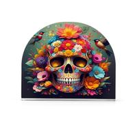 JUMBEAR Beautiful Flower Skull and Bird Napkin Holder for Tables,Paper Napkins Holder for Restaurant Decor Kitchen Bar Restaurant Accessories