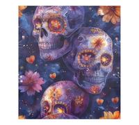 JUMBEAR Beautiful Flower Skull Dishwasher Magnet Cover Waterproof Magnectic Sticker Refrigerator Magnet Decor Home Cabinet Decals Appliances Stickers for Home Kitchen 23"x26"