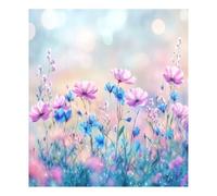 JUMBEAR Beautiful Herbaceous Flowers Dishwasher Magnet Cover Waterproof Magnectic Sticker Refrigerator Magnet Decor Home Cabinet Decals Appliances Stickers for Home Kitchen 23"x26"