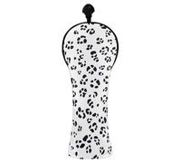 JUMBEAR Beautiful Leopard Print Golf Club Head Cover for Driver/Fairway Woods/Hybrid,1Pack PU Leather Golf Headcover with Number Tag