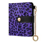JUMBEAR Beautiful Leopard Print Purses for Women,RFID Blocking PU Leather Wallet for Women,Zipper Coin Purse with Multiple Card Slots and Roomy Compartment