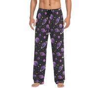 JUMBEAR Beautiful Planet Mens Lounge Pants, Mens Pyjama Bottoms Nightwear with Pockets