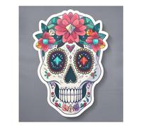 JUMBEAR Beautiful Sugar Skull Dishwasher Magnet Cover Waterproof Magnectic Sticker Refrigerator Magnet Decor Home Cabinet Decals Appliances Stickers for Home Kitchen 23"x26"
