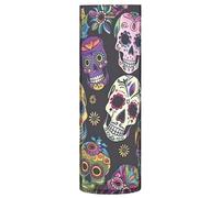 JUMBEAR Beautiful Sugar Skull Vase for Flowerse -Halloween Clear Vase Rustic Home Décor for Modern Farmhouse, Ideal Shelf,Table & Entryway Decor