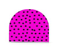 JUMBEAR Black Purple Polka Dots Napkin Holder for Tables,Paper Napkins Holder for Restaurant Decor Kitchen Bar Restaurant Accessories