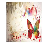 JUMBEAR Butterfly Music Symbols Dishwasher Magnet Cover Waterproof Magnectic Sticker Refrigerator Magnet Decor Home Cabinet Decals Appliances Stickers for Home Kitchen 23"x26"