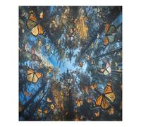 JUMBEAR Butterfly under The Tree Dishwasher Magnet Cover Waterproof Magnectic Sticker Refrigerator Magnet Decor Home Cabinet Decals Appliances Stickers for Home Kitchen 23"x26"