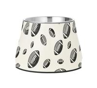 JUMBEAR Cartoon Rugby Dog Bowls,Stainless Steel Cat Bowls,Pet Supplies Great for Dog & Cat Water And Food-Detachable