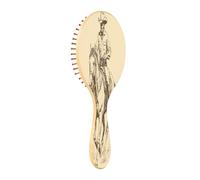 JUMBEAR Cowboy Riding Horse Hair Brush,Massaging Scalp Wooden Bamboo Paddle Hairbrush for All Hairstyles,Reducing Tangle & Hair Breakage, Promoting Hair Growth