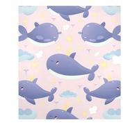 JUMBEAR Cute Cartoon Dolphins Dishwasher Magnet Cover Waterproof Magnectic Sticker Refrigerator Magnet Decor Home Cabinet Decals Appliances Stickers for Home Kitchen 23"x26"