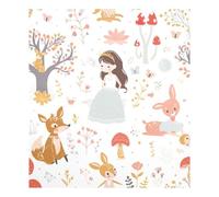 JUMBEAR Cute Girls and Animals Dishwasher Magnet Cover Waterproof Magnectic Sticker Refrigerator Magnet Decor Home Cabinet Decals Appliances Stickers for Home Kitchen 23"x26"