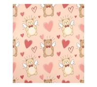 JUMBEAR Cute Little Bears on Valentine's Day Dishwasher Magnet Cover 23x26in,Reuseable Refrigerator Magnet Cover Decal Fridge Microwave Stickers Kitchen Decor