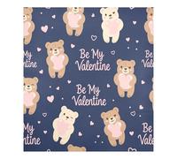 JUMBEAR Cute Little Bears on Valentine's Day Dishwasher Magnet Cover 23x26in,Reuseable Refrigerator Magnet Cover Decal Fridge Microwave Stickers Kitchen Decor