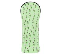 JUMBEAR Cute Little Flower Golf Club Head Cover for Driver/Fairway Woods/Hybrid,1Pack PU Leather Golf Headcover with Number Tag