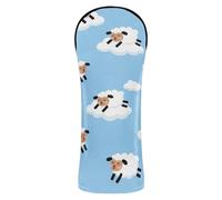 JUMBEAR Cute Little Lamb Golf Club Head Covers for Driver/Fairway Wood/Hybrid, 1Pack PU Leather Golf Headcover-1Pack