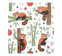 JUMBEAR Cute Orange Raccoon Dishwasher Magnet Cover 23x26in,Reuseable Refrigerator Magnet Cover Decal Fridge Microwave Stickers Kitchen Decor