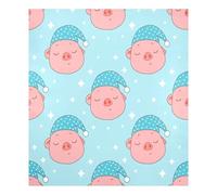 JUMBEAR Cute Pig with Blue Hat Dishwasher Magnet Cover Waterproof Magnectic Sticker Refrigerator Magnet Decor Home Cabinet Decals Appliances Stickers for Home Kitchen 23"x26"
